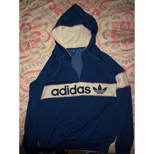 Vintage adidas quarter zip sweater size S